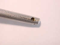 Soldered split end